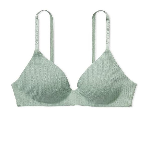 Victoria's Secret Other - Victoria's Secret 36C T shirt lightly lined wireless pointelle bra LIKE NEW